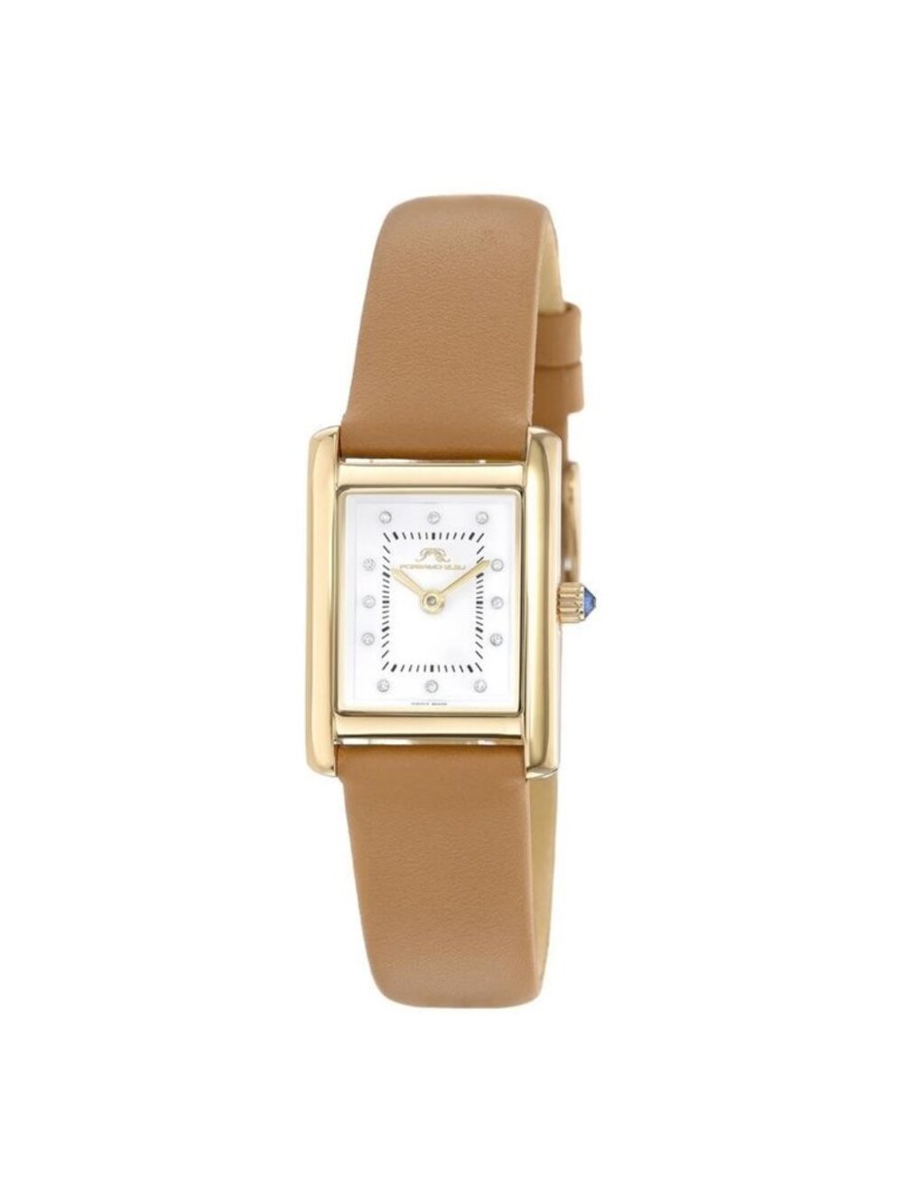 NWT Porsamo Bleu Karolina Quartz Diamond White Dial Ladies Watch